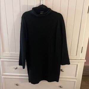 Target Black Long Sleeve Sweater Dress